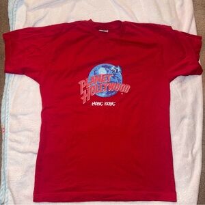 Planet Hollywood Hong Kong Tshirt Red Size Large